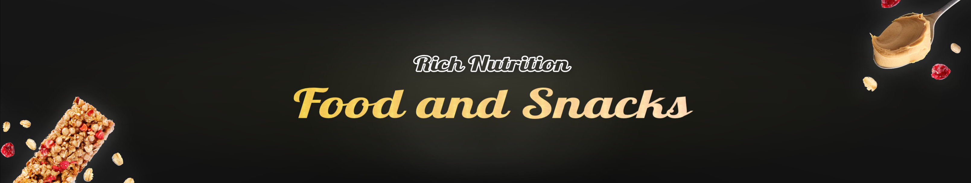 Banner für Food & Snacks